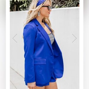 Women’s Satin Blazer